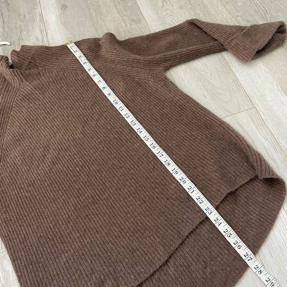 Naked Cashmere Sweater noelle turtleneck womens Brown small oversized minimalist - Picture 5 of 6